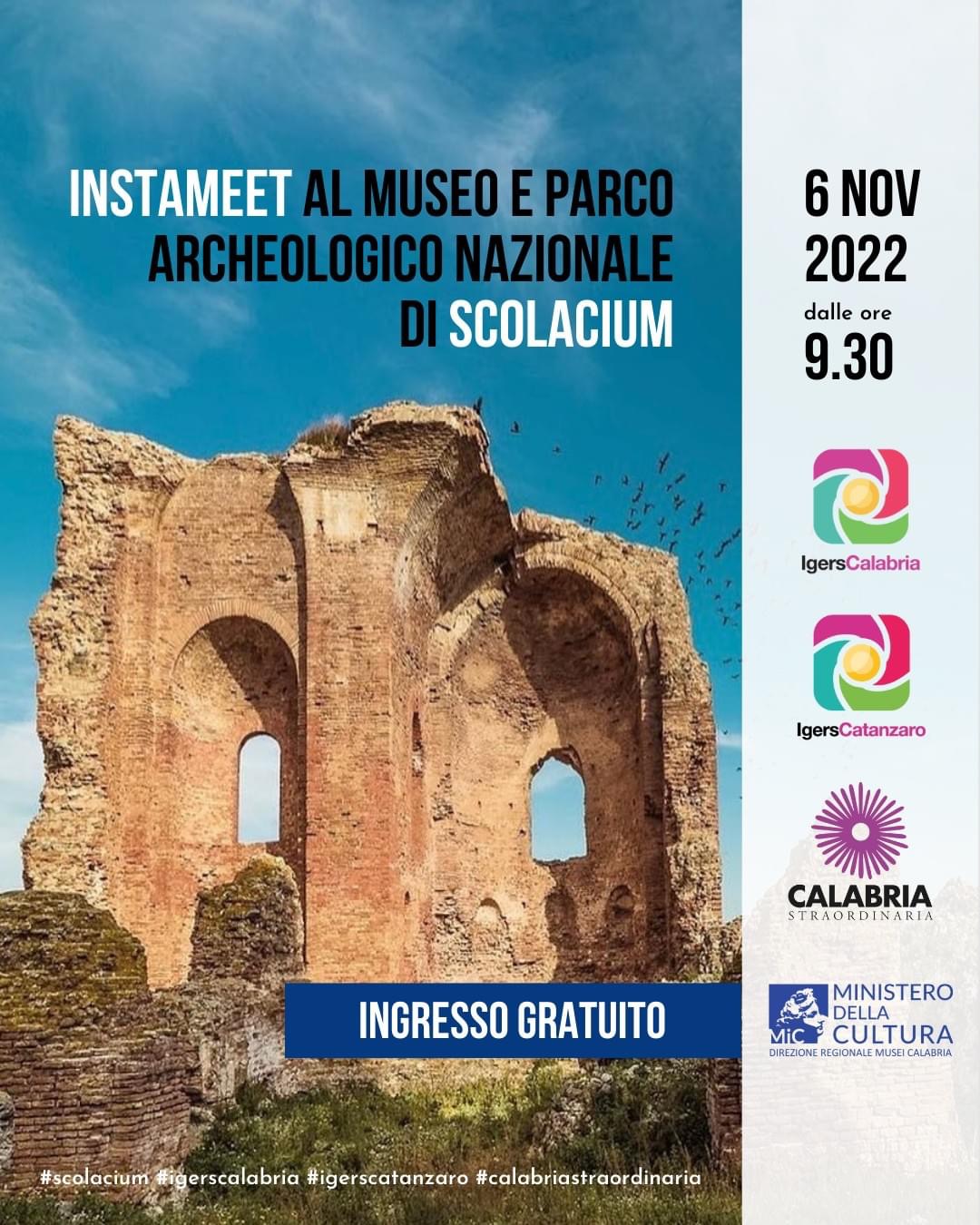 INSTAMEET al Museo e Parco archeologico nazionale di Scolacium